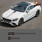 Car Accessories Hood Decals Stripe Vinyl Car Styling Head Sticker for Mercedes Benz AMG A C E G Concept Coupe CLS E53 Estate